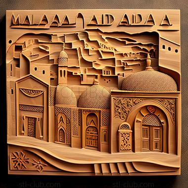 3D model Madaba in Jordan (STL)